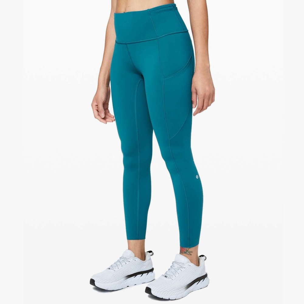 lululemon athletica Teal High-Rise Pocket Leggings